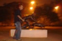 Mauro Felão Junior, - estátua bronze - Parque Ibirapuera, São Paulo
